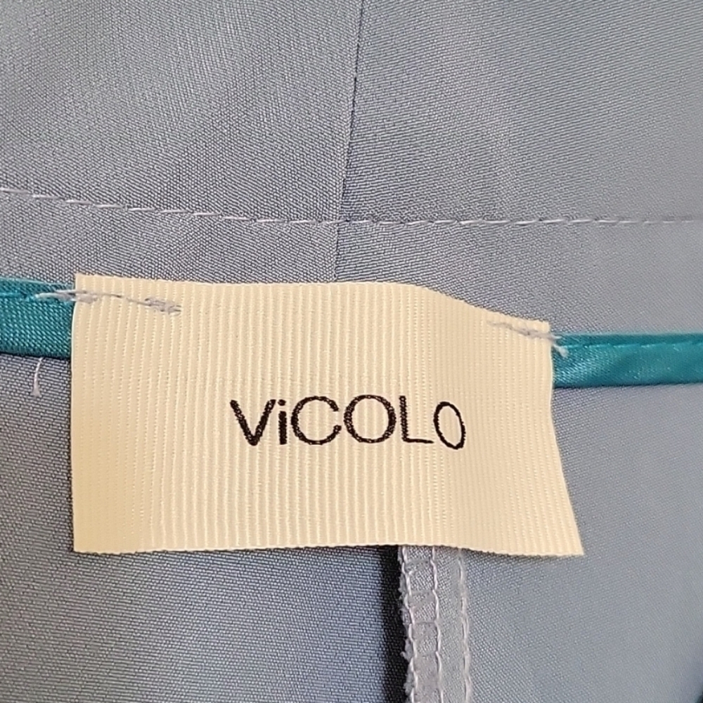 Vicolo Womens Blue Trouser Pants Work Office Career Formal - Size Medium - Picture 4 of 7